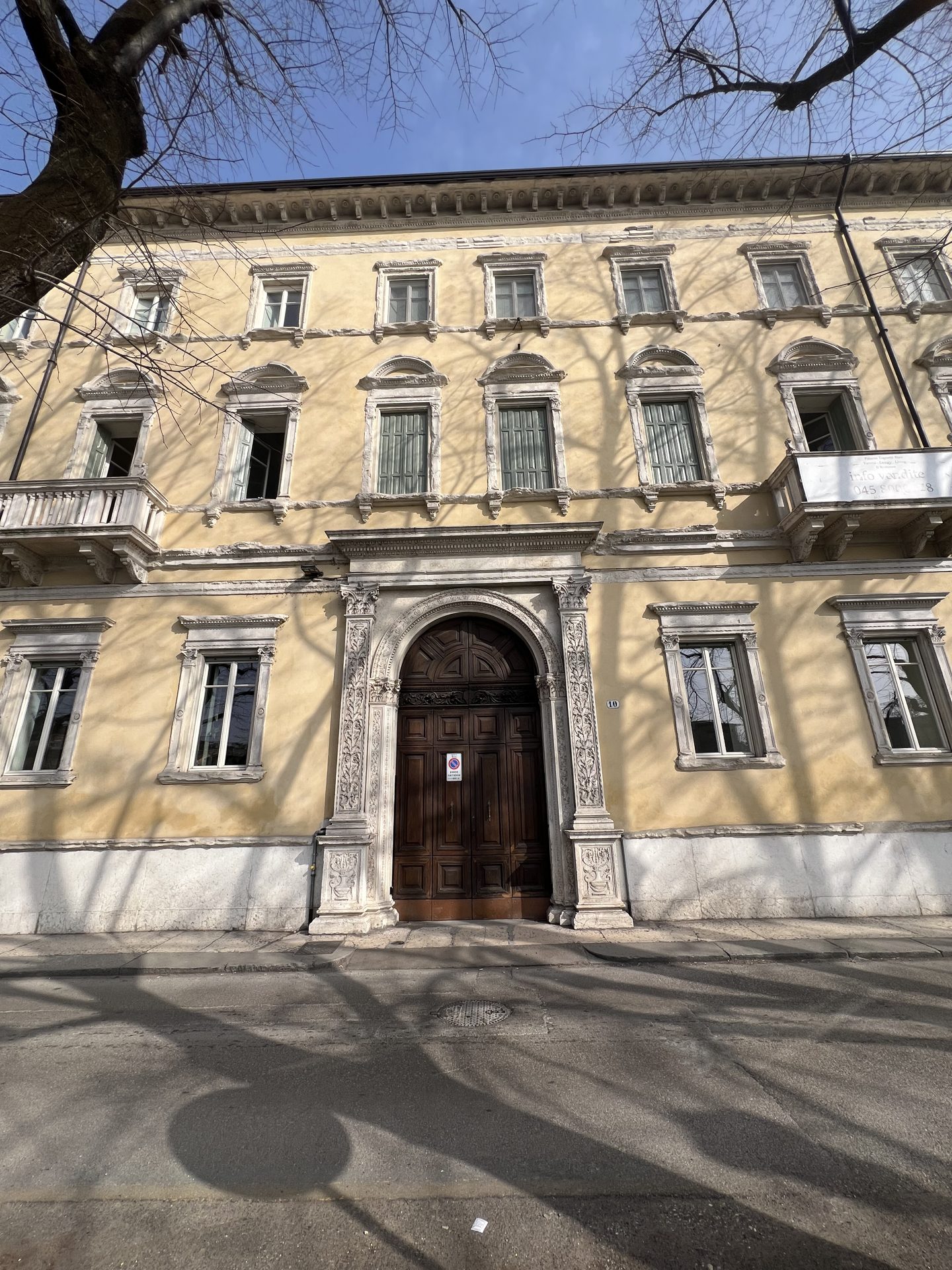 Facciata principale restaurata