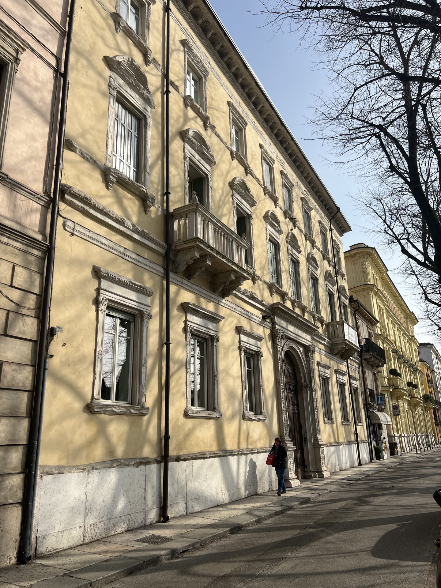 Prospettiva lungo il lungadige
